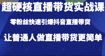 李扭扭-超硬核直播带货实战课