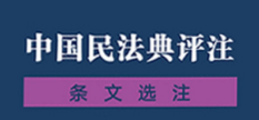 中国民法典评注·条文选注（第1+2册）202109 朱庆