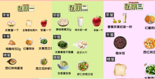 营养减肥食谱-21天食谱