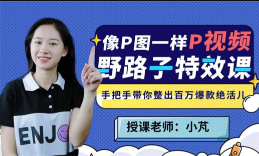 小芃《野路子特效课：像P图一样“P”视频》