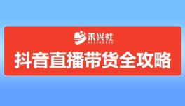 禾兴社《抖音直播带货全攻略》