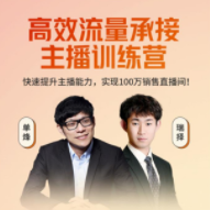 网川教育《高效流量承接主播训练营》