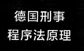 德国刑事程序法原理 托马斯·魏根特 pdf版
