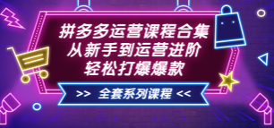 拼多多运营课程合集（火焱社）
