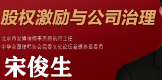 宋俊生：《股权设计与股权激励》199同款