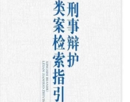 刑事辩护类案检索指引 胡瑾 2023 pdf版下载