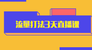 张琦助力 新商业大课 流量打法3天直播课【网盘