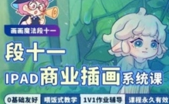 段十一iPad商业插画系统课I从零基础到画画精通【
