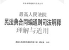 最高人民法院民法典合同编通则司法解释理解与