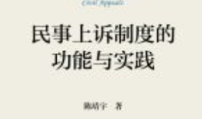民事上诉制度的功能与实践 202310 陈靖宇 pdf电子