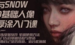与snow厚涂人像0基础入门2023【网盘资源】
