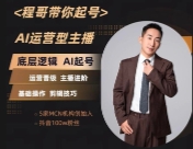 程哥带你起号运营型主播培训AI起号【网盘资源】