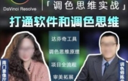 达芬奇调色思维课2023商业项目实操【网盘资源】