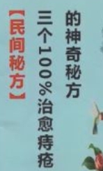 三个100％治愈痔疮的神奇民间秘方 pdf电子版下载