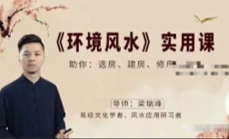 梁瑞峰《环境风水》实用课25集 【网盘资源】