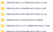 洛阳靳氏柔性正骨【网盘资源】