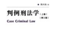 判例刑法学 上下 第3版 2024 pdf电子版下载