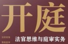 开庭：法官思维与庭审实务 2024 pdf电子版下载