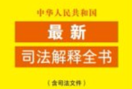 中华人民共和国司法解释全书（含司法文件）（